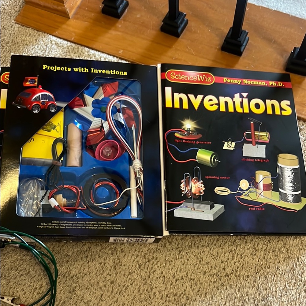 ScienceWiz Inventions;  perfect for at home science projects ; ages 8-80 ; used